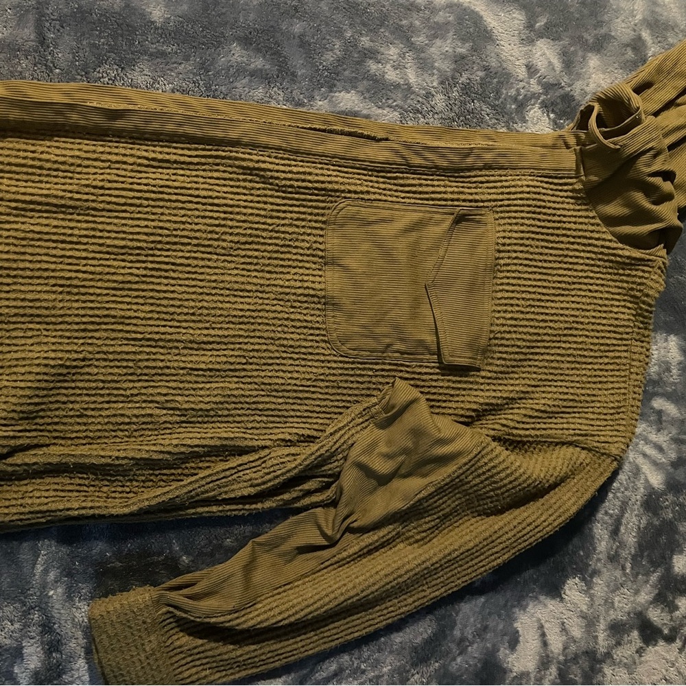 Maurices Olive Cowl Neck Sweater